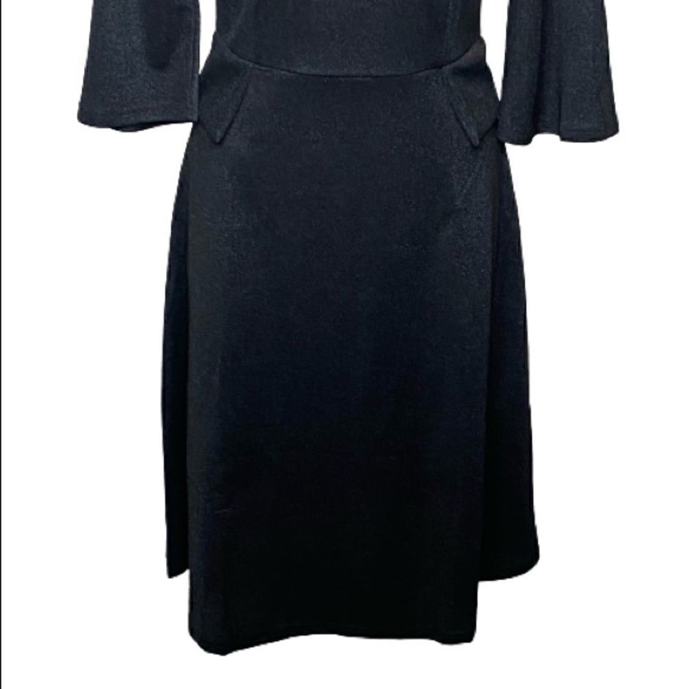 Zeagoo Shiny Black 3/4sleevedresssizes — image 4 of 8